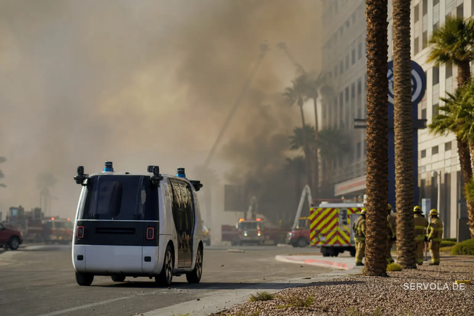 Un robotaxi è entrato nel fumo, 105 richiamate